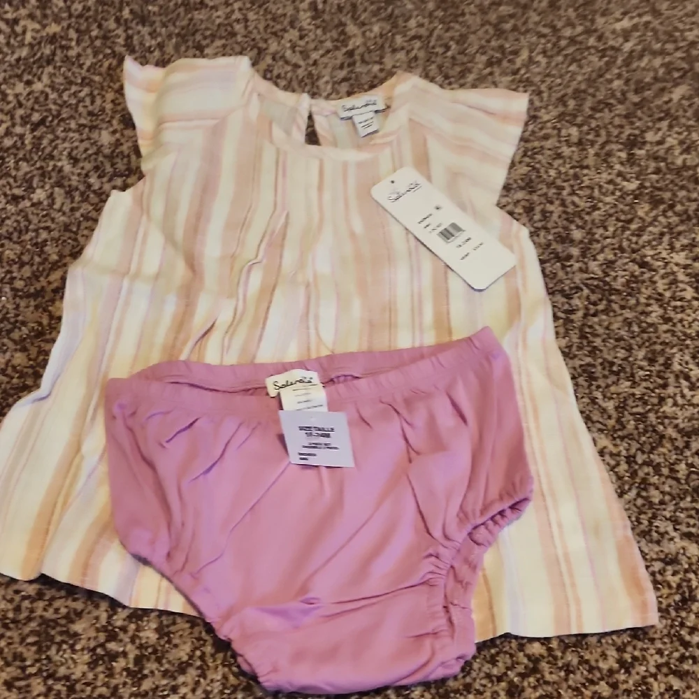 Splendid Pink and Cream Diaper Covers